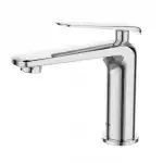 Смеситель для умывальника однорычажный, литой излив, Dach (DASSB00i01) IDDIS