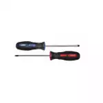 Отвертка Универсал 5х100мм PH1 прорезиненная ручка СrV, Профи (55106)