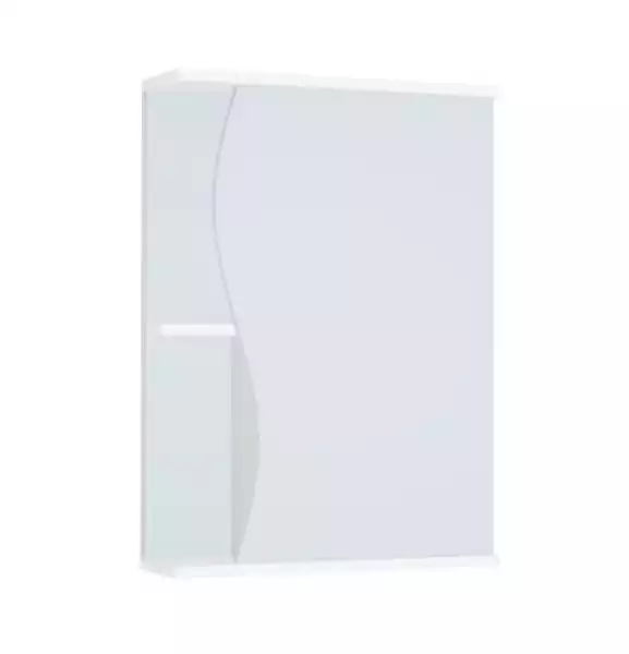 Шкаф зеркальный 500мм Волна прав