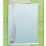 Шкаф зеркальный 550мм Волна прав