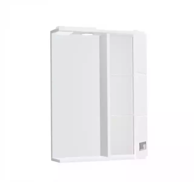 Шкаф зеркальный 500мм с/о Флора прав