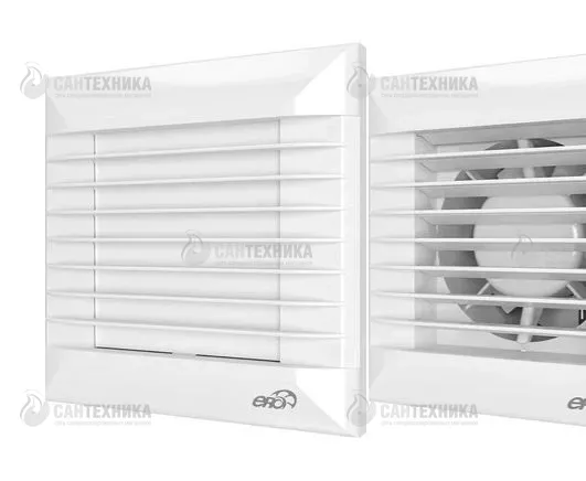 Вентилятор ЭРА (панель решетка, автоматические жалюзи) D100 (EURO 4A)
