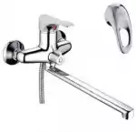 Смеситель для ванны однорычажный, излив 30см (D146351) D-Lin