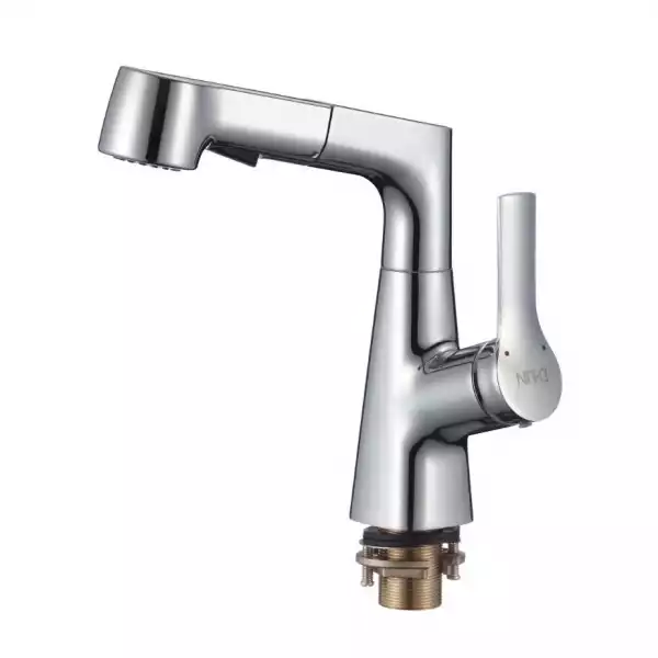 Смеситель для кухни однорычажный, с вытяжным изливом (D158374) с/ш D-Lin