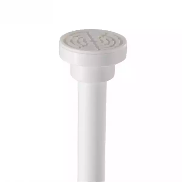 Карниз д/в 1300х2400 прямой раздвиж, белый, без колец  (10012)