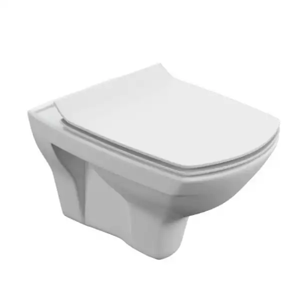 Унитаз подвесной Carina XL Clean оn, безободковый, сид.микролифт slim Cersanit