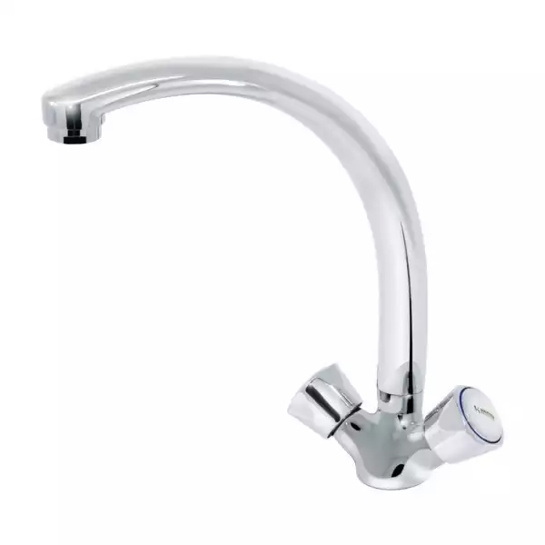 Смеситель для кухни 2мах. высокий излив, MAXI Бета, керамика (01248172) Варион