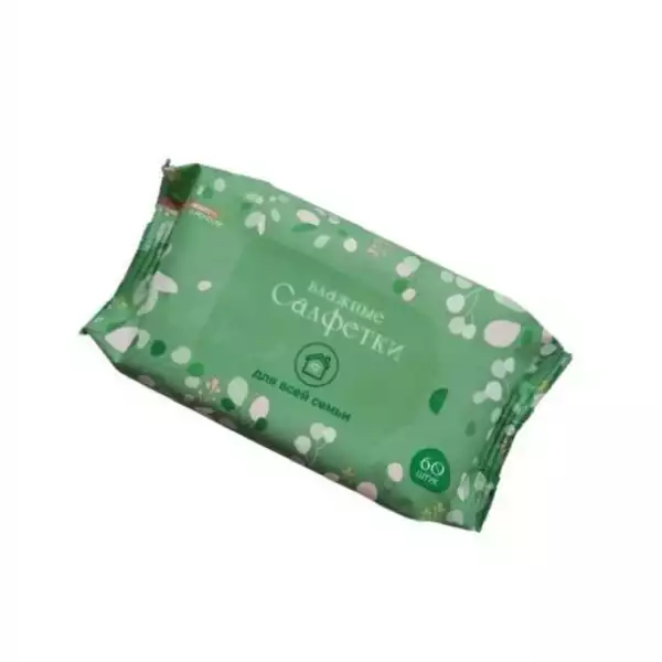 Салфетки влажные для всей семьи 60шт (14438) EuroBeauty 