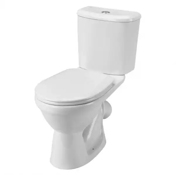 Унитаз-компакт Бореаль антивсплеск, нижн. подв, косой выпуск, сид. полипроп. (1WH301704)