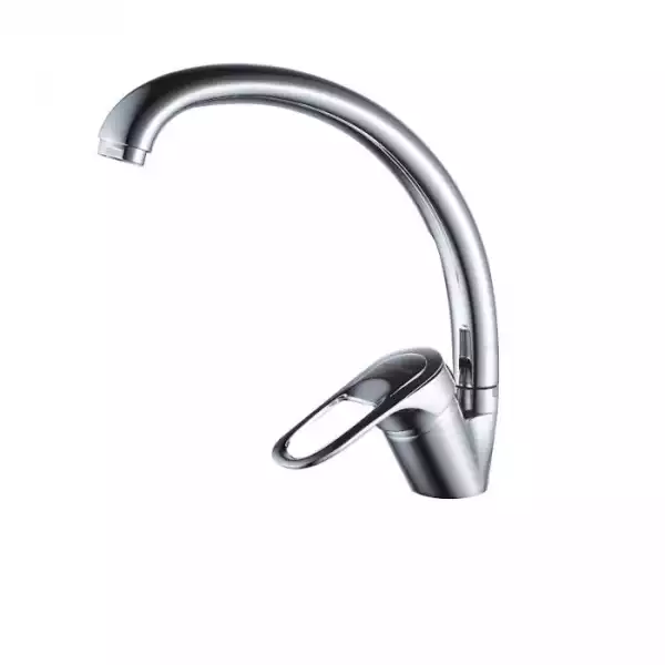 Смеситель для кухни однорычажный, высокий излив (А5040) с/г Ammore(D-Lin) 