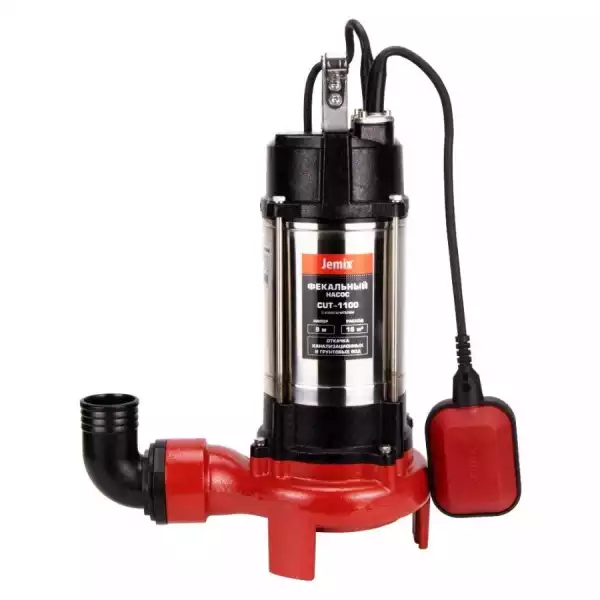 Насос погружной Фекальный CUT-1100, JEMIX