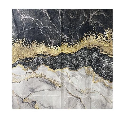 Занавеска для ванной 1800х1800 ЧЕРНЫЙ МРАМОР (01-81) САНАКС