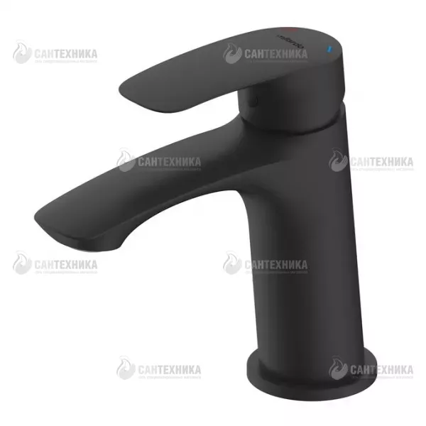 Смеситель для умывальника однорычажный, литой излив, белый матовый Rora (RORWT00M01) Milardo