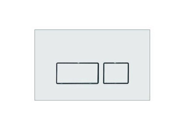 Кнопка для инсталляции WHITE глянцевая 