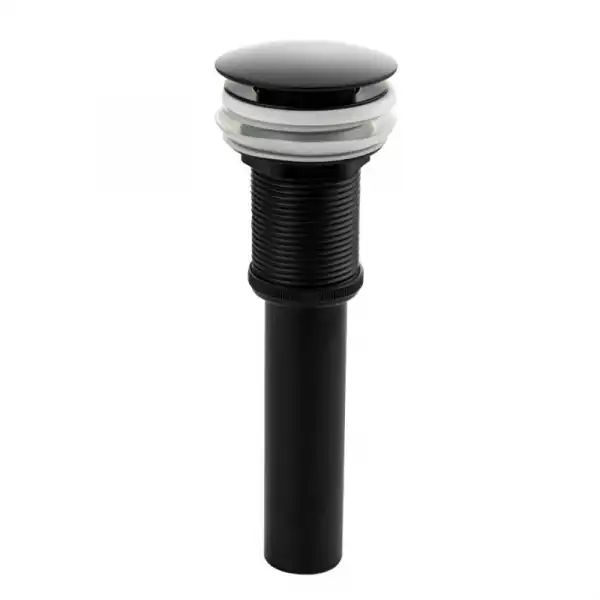 Донный клапан click-clack, без перелива, черный (0677) BRIMIX
