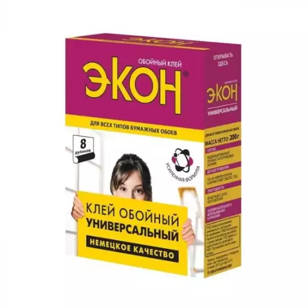 Клей Экон обойный, универсальный 200г (1312332)