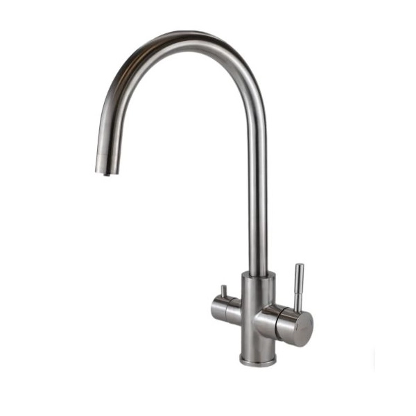 Смеситель для кухни, высокий излив,с краном для питьевой воды (K22) ESKO