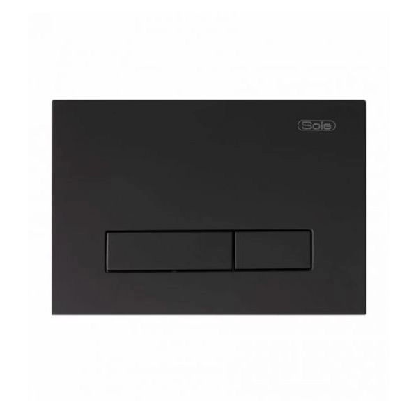 Кнопка для инсталляции, черная S0120, Sole