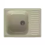 Мойка иск.камень 640 х495 ванильный камень, без сифона МS-6