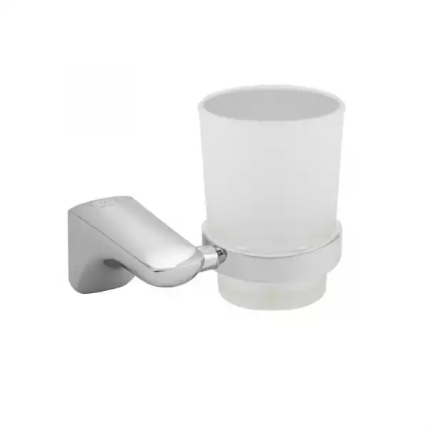 Стакан стеклянный с креплением к стене (77005) TITAN