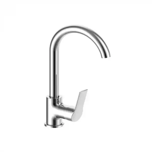 Смеситель для кухни однорычажный, высокий излив, Rock (RK519) VODA