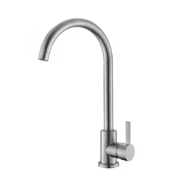 Смеситель для кухни однорычажный, высокий излив (K55) VODA