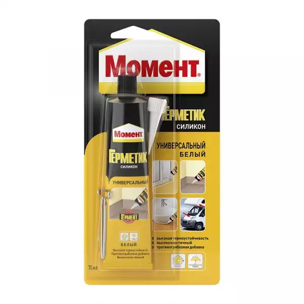 Герметик силик. Момент ун.бел.70мл