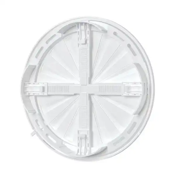 Решетка регулируемая белая круглая д=180мм, фланец д=90-160 (10RKU) ERA