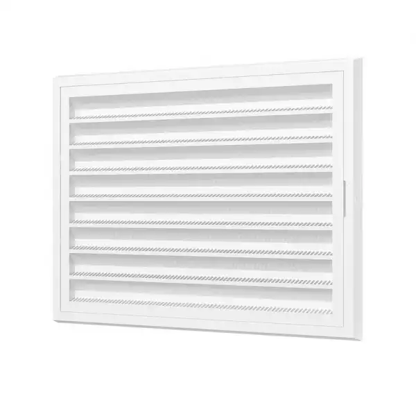 Решетка вентиляц 2015RZN (200*150) разъемная, пластик, белая с сеткой, ERA