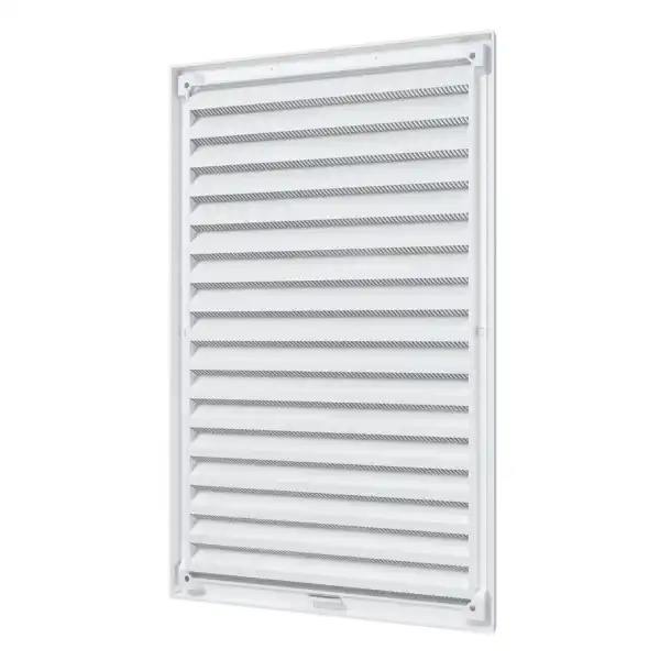 Решетка вентиляц 2030RZN (200*300) разъемная, пластик, белая с сеткой, ERA