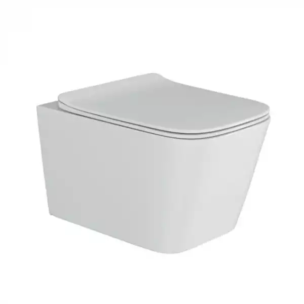 Унитаз подвесной CUBE pro безободковый с сид. микролифт Sole