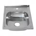 Мойка нерж.сталь  500 х600 накладная 0,6/160мм MLN-5060 , о/г