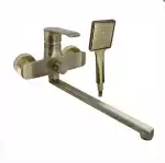 Смеситель для ванны однорычажный, излив 33см, под бронзу (5070) GFmark , о/г