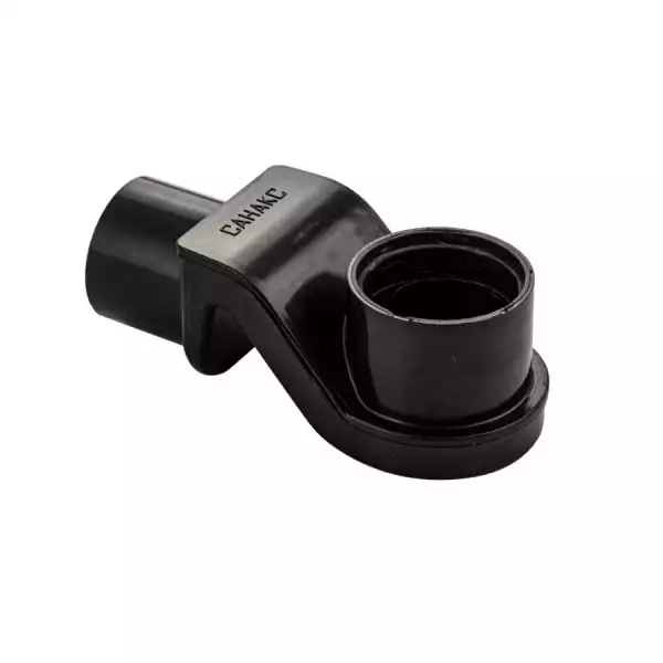 Нижняя часть трапа д=50 боковое подключение, с гидрозатвором, пласт (014)