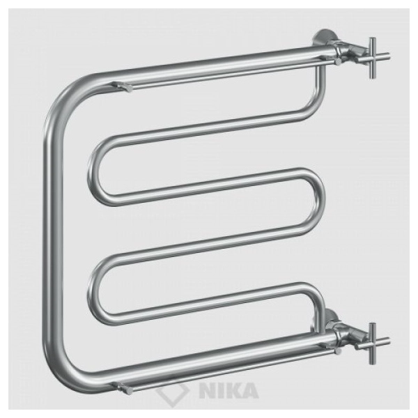 Полотенцесушитель ECON 500х400 1''  ПМ-1 (с полочкой) б/п
