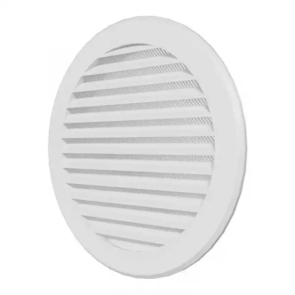 Решетка вентиляц РКС фланец D150 сетка D186 пластик ERA