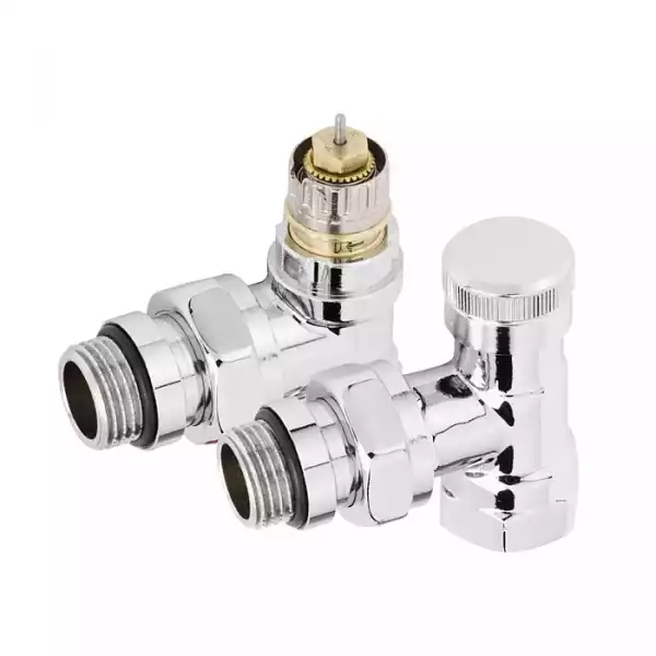 Набор термостатической регулировки радиатора, угловой 1/2, хром Royal Thermo (RATVDU11212CH)
