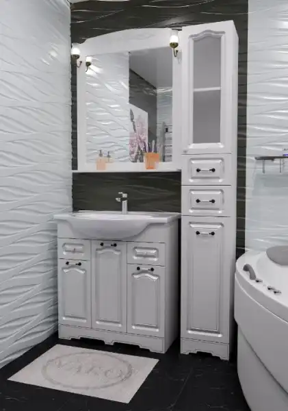 Тумба с/у 800мм Классика (ум.Эрика) ольха белая