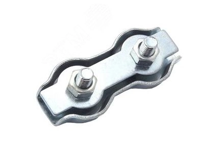 Зажим для троса DUBLEX оцин.4 мм (31584)