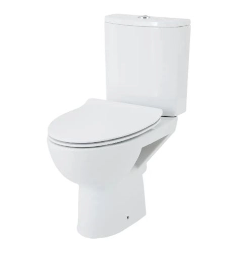 Унитаз-компакт YALLA Clean On безободковый, нижн. подв, прямой выпуск, сид. микролифт 