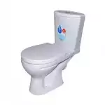 Унитаз-компакт Ультра, нижн. подв, косой выпуск, сид. полипроп. Воротынск , о/г