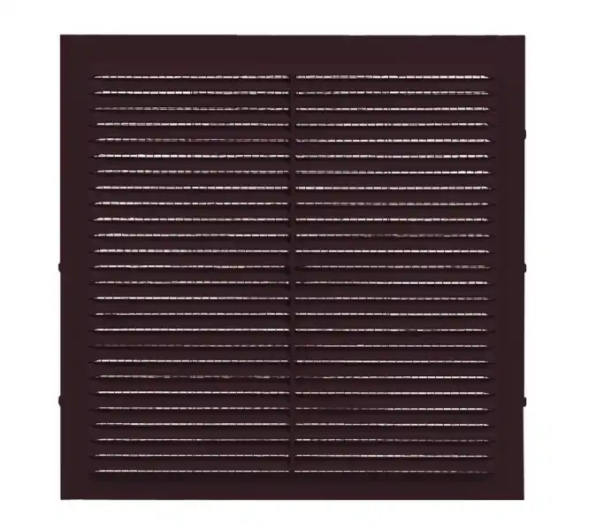 Решетка вентиляц П3030С (300*300) пластик, коричневая с сеткой