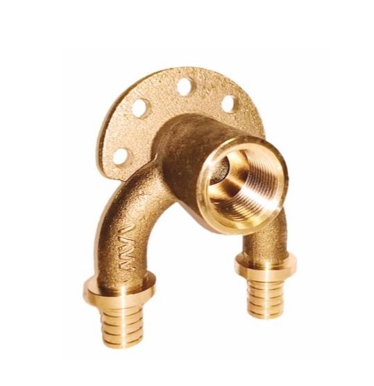 Колено настенное двойное 16x1/2 x16 (SF.635.040404) MVI 