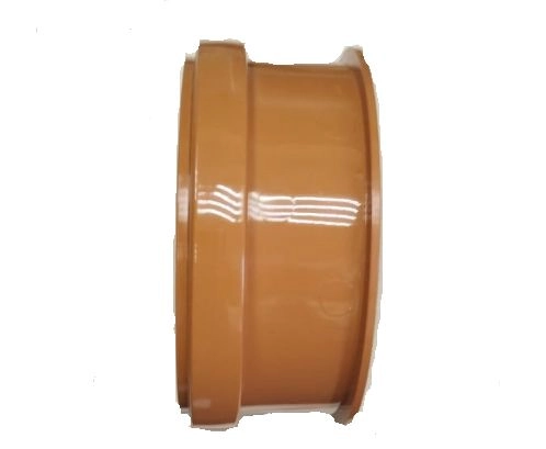 Заглушка д=110 SN2 на гладкий конец трубы, рыж. цв.