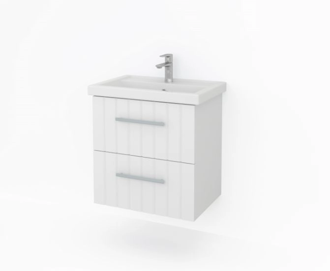 Тумба с/у  600мм Garmonia подвесная, 2 ящ (ум. Фостер)  