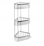 Полка 3-х ярусная угловая 180х250х560 нерж.сталь (75044) САНАКС