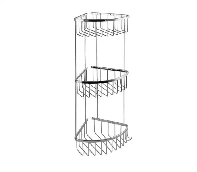 Полка 3-х ярусная угловая 180х250х560 нерж.сталь (75056) САНАКС