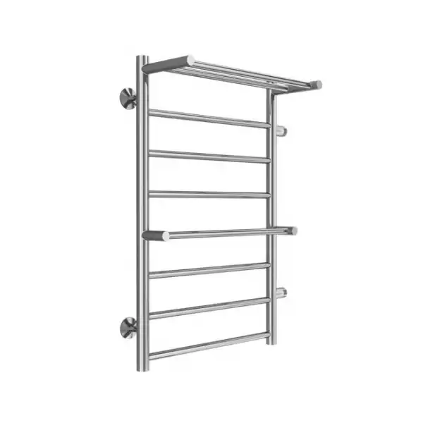 Полотенцесушитель 500х800 П8 Аврора, с полкой, правое б/п, м/о 500