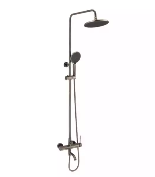 Смеситель для душа, с жесткой стойкой Vessel Gun Metal (VST250VSLGM) VODA