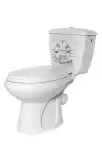 Унитаз-компакт Элисса Стандарт бок.подв, косой выпуск, сиденье, Декор, Cт-Оскол